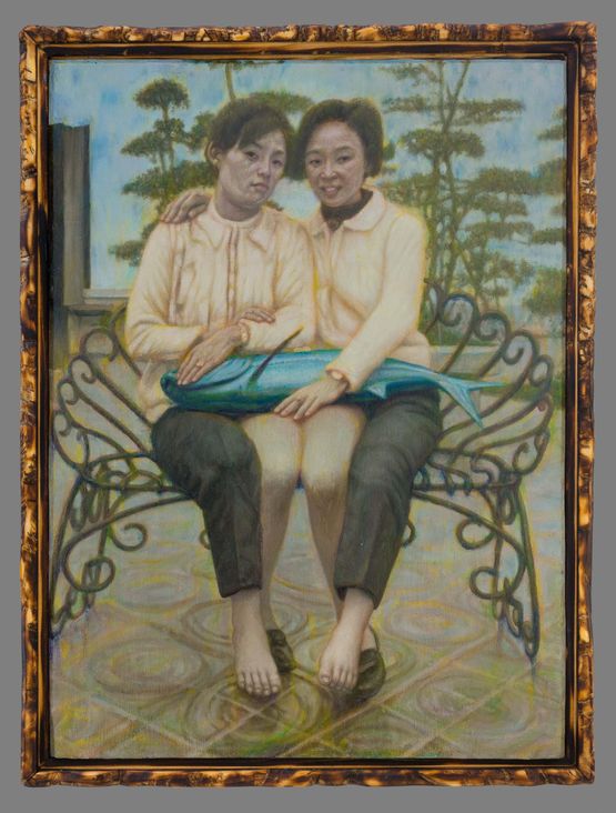 Unforgettable People by Lin Ju contemporary artwork Painting