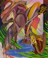 And Yer Gunna Find out Hell is Cold by Christina Quarles contemporary artwork painting