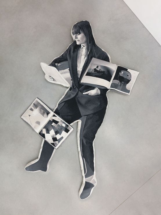 Gravitating Artist  Knowledge Comfort by Goshka Macuga contemporary artwork Sculpture