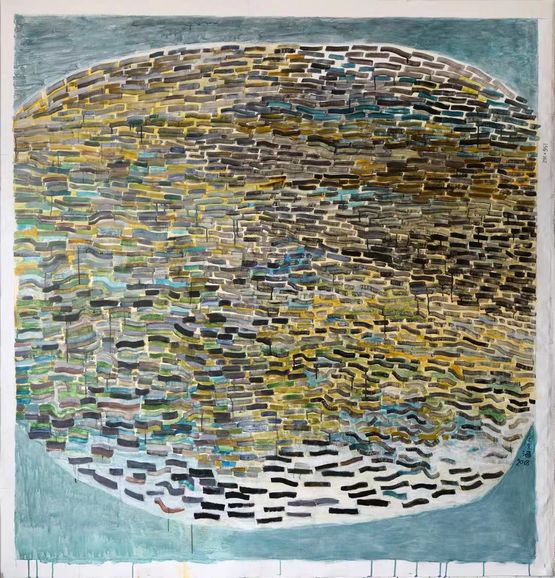 Abstract 20189-2  20189-2 by Yu Youhan contemporary artwork Painting