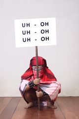 Protester With New Issue by Eko Nugroho contemporary artwork sculpture
