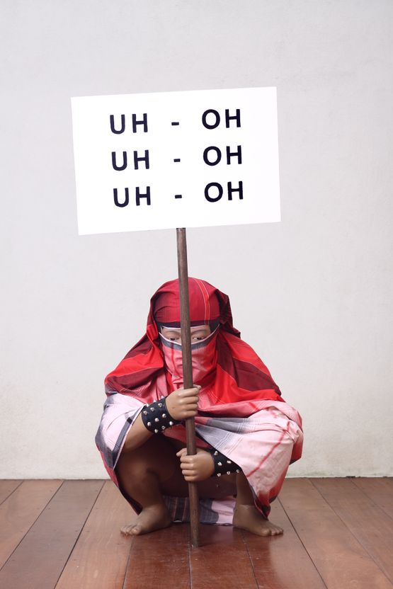 Protester With New Issue by Eko Nugroho contemporary artwork Sculpture