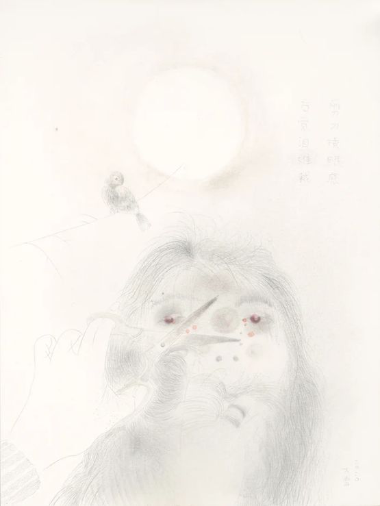 Void Flower Series 40 by Shen Ling contemporary artwork Painting