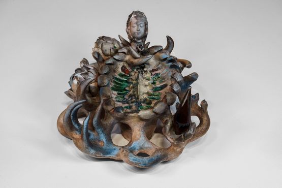 KANNON X GUANYIN X INTERIOR LANDSCAPE 2 by Soe Yu Nwe contemporary artwork Sculpture