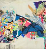 The Duel E by Frank Stella contemporary artwork painting