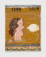 Opera Singer  Teapot by Rose Wylie contemporary artwork painting