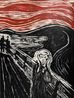 The Scream After Munch by Billy Childish contemporary artwork Painting