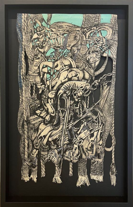 The Ram by Kevork Mourad contemporary artwork Painting