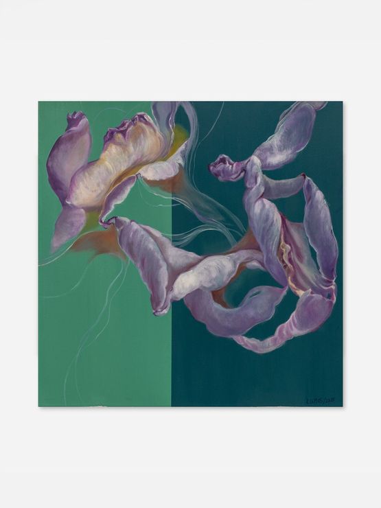 Diving Into Salt Water by Kalliopi Lemos contemporary artwork Painting