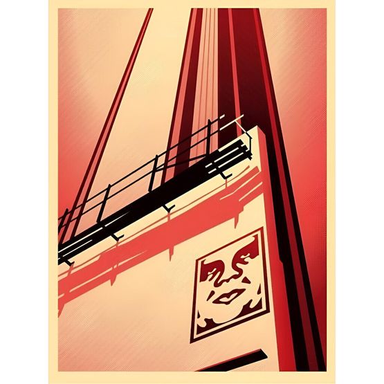 Sunset and Vine by Shepard Fairey contemporary artwork Works on Paper