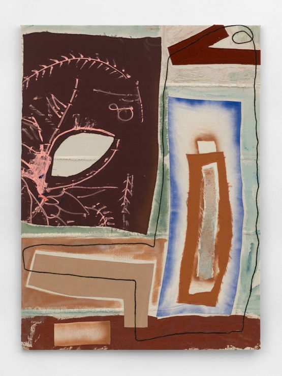 palmiers sur la route by Laurence Leenaert contemporary artwork Painting