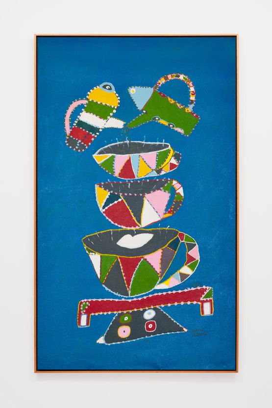 Os bules as canecas The Teapots the Mugs by Anisio O. Couto contemporary artwork Painting