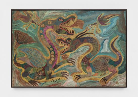 Sem titulo Untitled by Chico Da Silva francisco Domingos Da Silva contemporary artwork Works on Paper