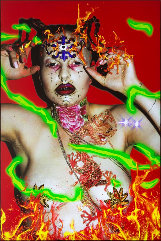 Ishvara Portrait - YLVA by Chen Tianzhuo contemporary artwork Mixed Media