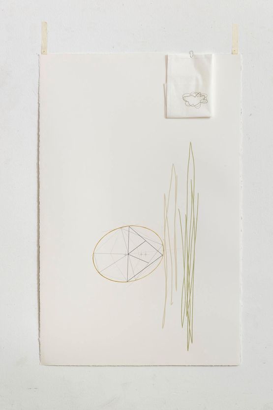 Drawing on the Subject of the Sun Butter by Catharina Van Eetvelde contemporary artwork Works on Paper