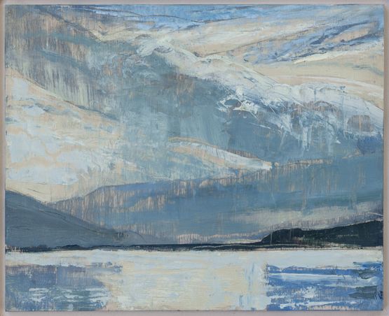 Untitled Shuswap Lake B.C. September 62 by Herald Nix contemporary artwork Painting