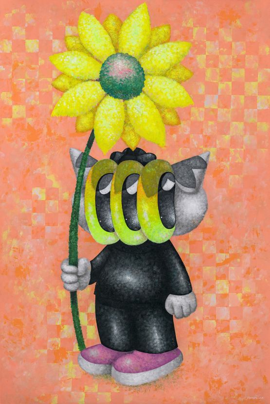 Sunshine Sunflower by Parinya Sirisinsuk Benzilla contemporary artwork Painting