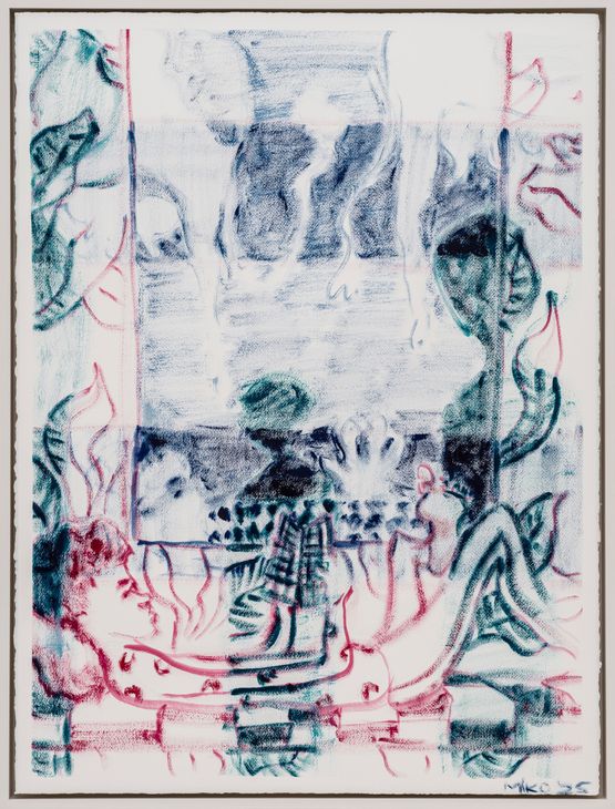 Between Windows by Miko Veldkamp contemporary artwork Works on Paper