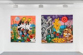 Contemporary art exhibition Daniel Gibson Nature Always Wins at Almine Rech Paris Rue de Turenne France