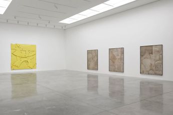 Contemporary art exhibition Virginia Overton Paintings at White Cube Masons Yard London United Kingdom