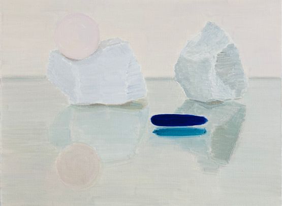 Gem White Stone  Mirror No.5 by Shi Zhiying contemporary artwork Painting