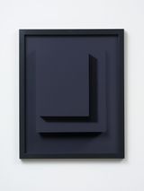 Cascading Black by Shaun Waugh contemporary artwork painting print