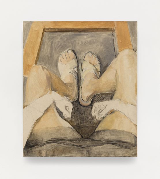 El pecho II  The Chest II by Linda Kohen contemporary artwork Painting