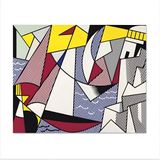 Sailboats by Roy Lichtenstein contemporary artwork print