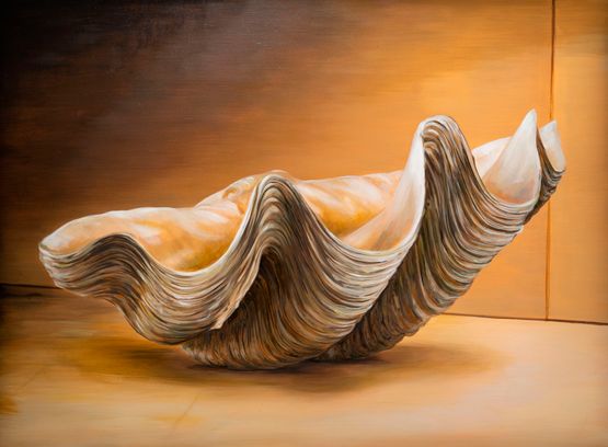Giant Clam by Christopher Bassi contemporary artwork Painting