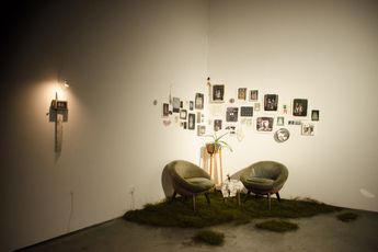 Contemporary art exhibition Lin Shan Living Room at ShanghART M50 Shanghai China
