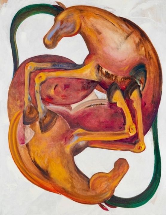 Saturation of the Soul III by Estelle Tcha contemporary artwork Painting