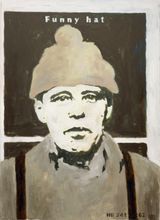 Moderner Kunstler from the series by Heribert Ottersbach contemporary artwork painting works on paper