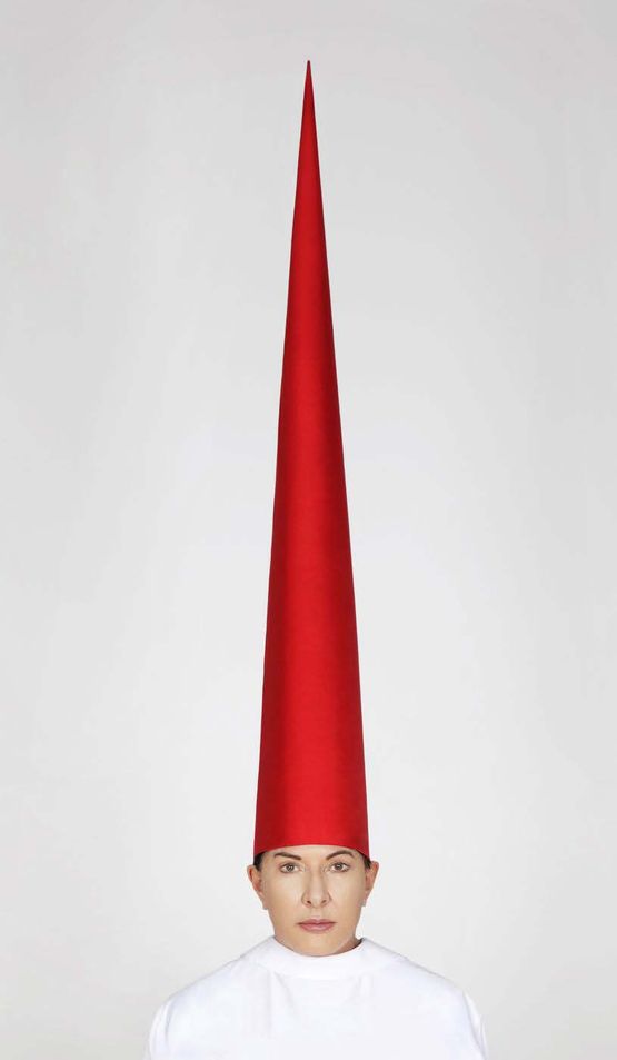 Energy Hat Eyes Open by Marina Abramovic contemporary artwork Photography