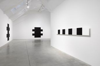 Contemporary art exhibition Mary Corse Variations at Lisson Gallery 27 Bell Street London United Kingdom