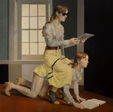 The Still Point by Von Wolfe contemporary artwork painting