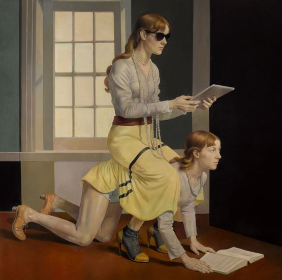 The Still Point by Von Wolfe contemporary artwork Painting