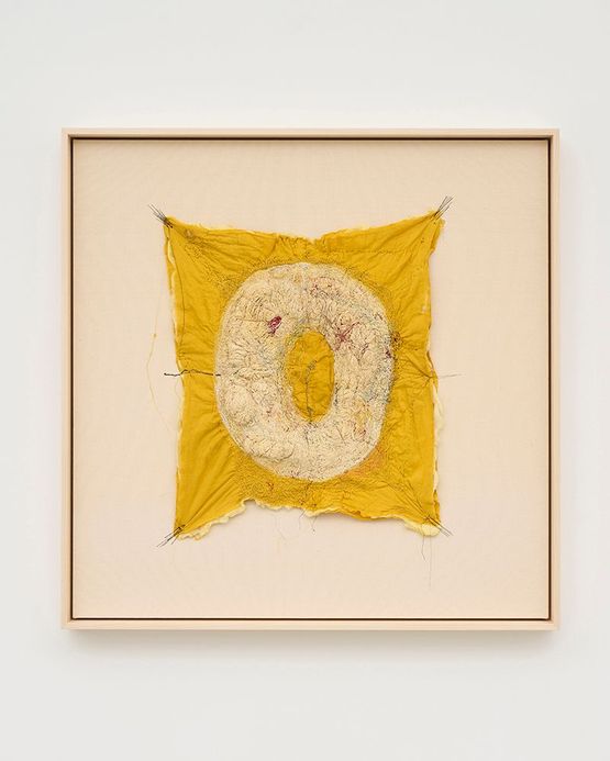 marigold by Junko Oki contemporary artwork Textile