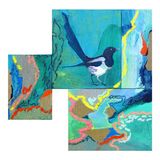 Four for a boy by Nuria Mora contemporary artwork painting