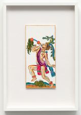 Calco de Naipes 75 Nueva Espana by Naufus Ramirez-Figueroa contemporary artwork works on paper