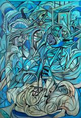 Kranti Bhoomi by Vikrant Bhise contemporary artwork painting
