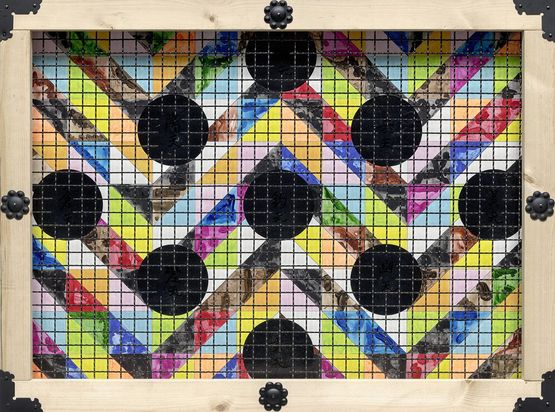 Exhausting Project 23-16 Conceptual Painting Disguised as a Retinal Painting by Kim Yong-Ik contemporary artwork Painting