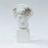 Quartz Eroded Bust of Apollo by Daniel Arsham contemporary artwork sculpture