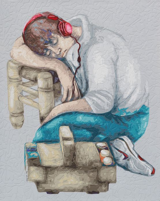Untitled by Elias Izoli contemporary artwork Painting