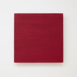 Monoprint - deep redpink 1 by Noel Ivanoff contemporary artwork painting