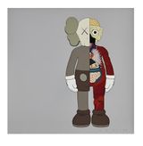 Dissected Companion Brown by KAWS contemporary artwork print