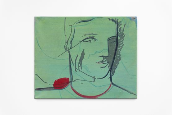 Mr jolly Lives next Door by France-Lise Mcgurn contemporary artwork Painting