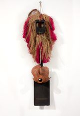 Untitled Bearded Black Virgin with Ancestral Pig by Newell Harry contemporary artwork sculpture