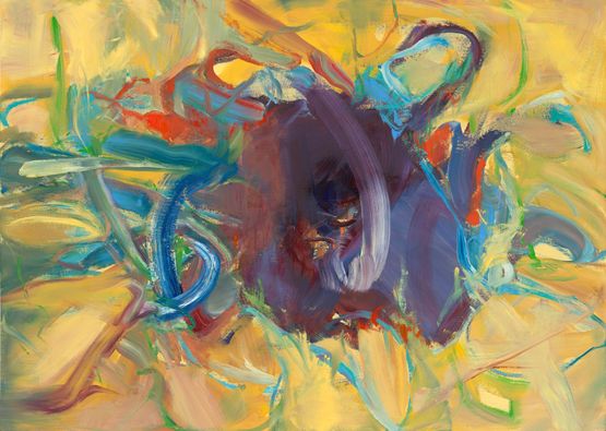 Tiger Eye I by Sabine Moritz contemporary artwork Painting