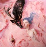 The Fountain of Artemis by Guillermo Lorca contemporary artwork painting