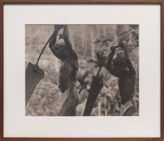 Men with big saws by Lionel Wendt contemporary artwork Photography